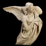 Donatello and Michelozzo, Capital, bronze, Prato, Museo de L’Opera de Duomo,Two Adoring Angels, marble (c) Victoria and Albert Museum London
