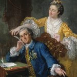 David Garrick with his Wife Eva-Maria Veigel