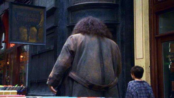 Harry Potter Diagon Alley in Leadenhall Market Scene from Harry Potter and the Philosopher's Stone film