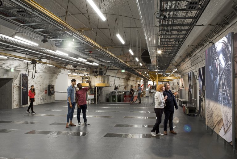 The Mail Rail Car Depot The Postal Museum 768x515