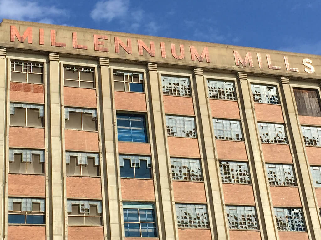 Great London Buildings: Millennium Mills in the Docklands