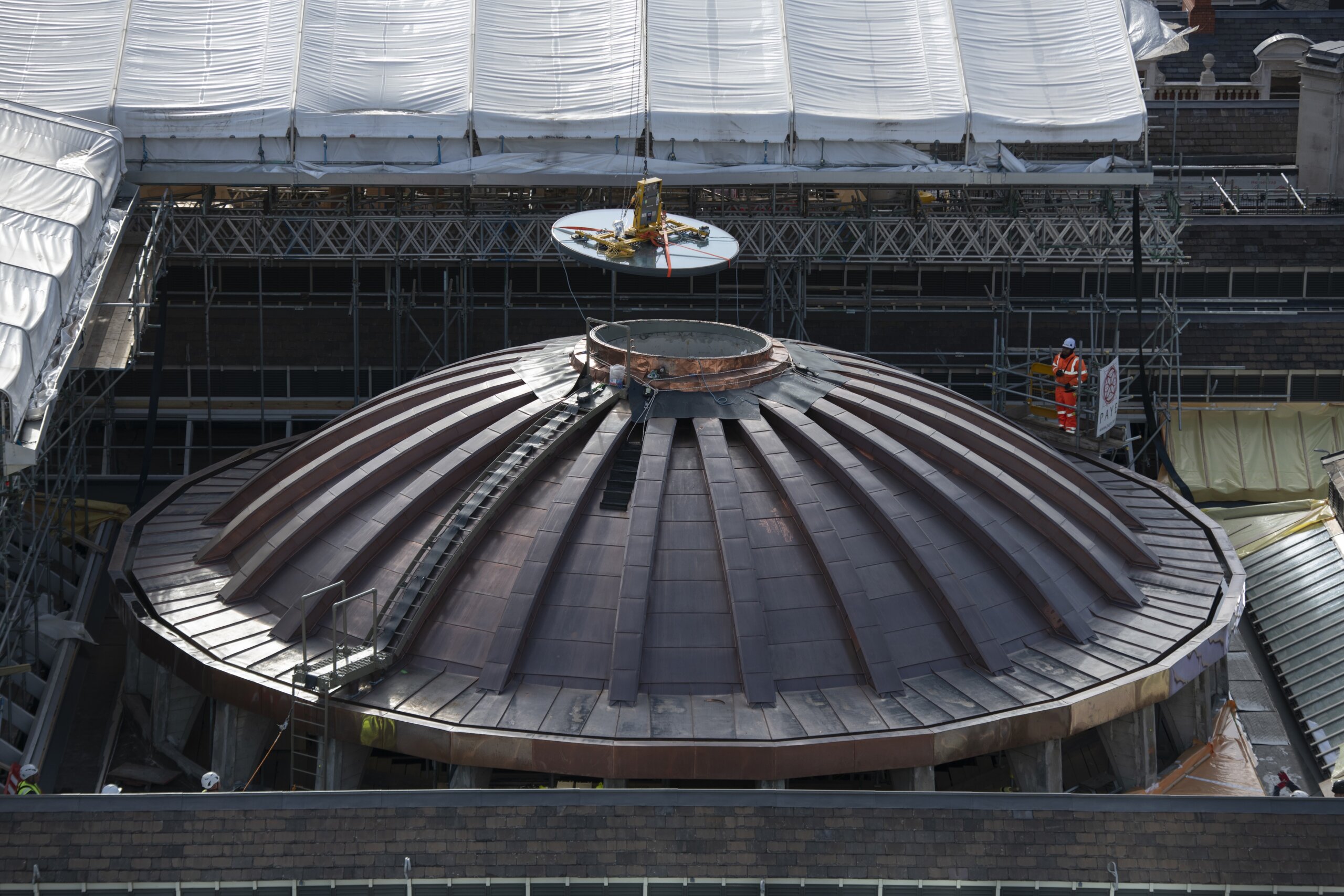 Smithfield Install of Occulus to Dome
